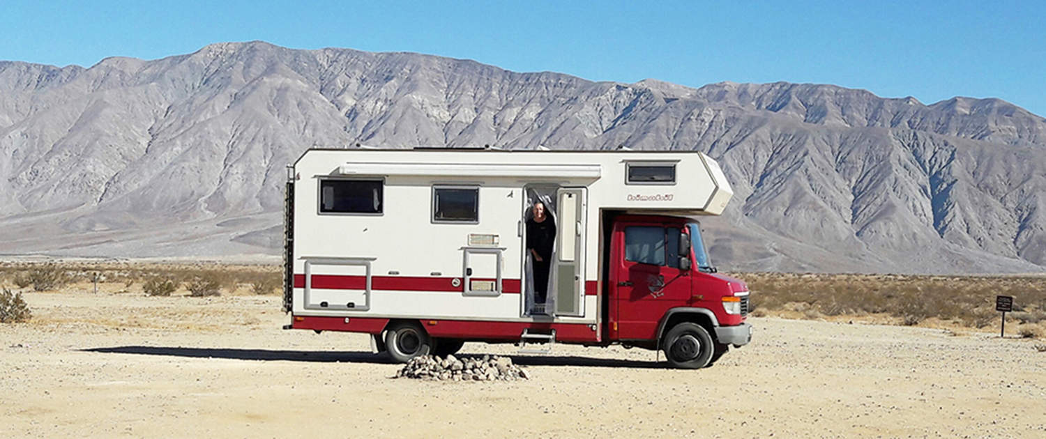 Motorhome Mercedes Vario avec amortisseurs renforcés